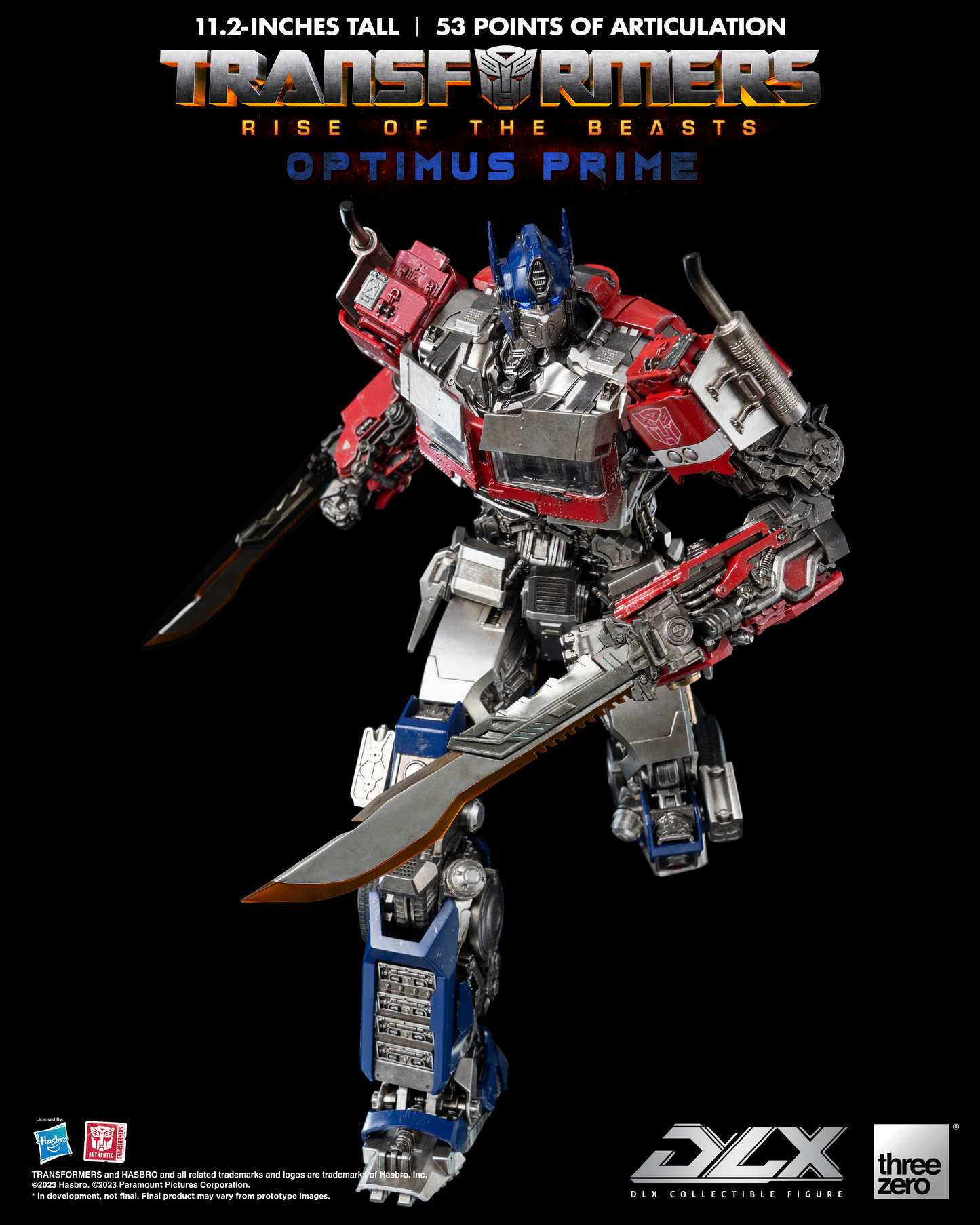 ThreeZero - Transformers: Rise of the Beasts - DLX Optimus Prime