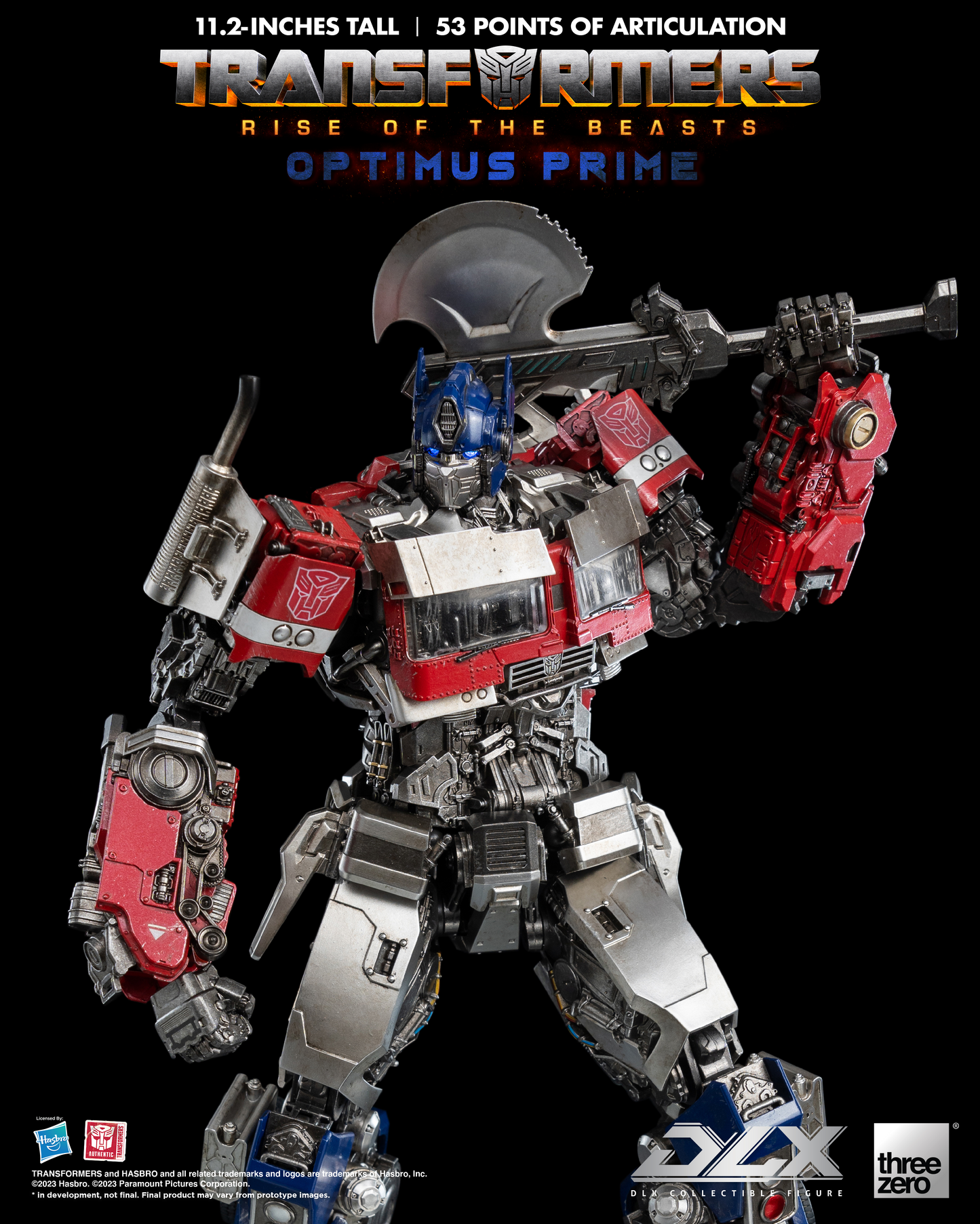 ThreeZero - Transformers: Rise of the Beasts - DLX Optimus Prime