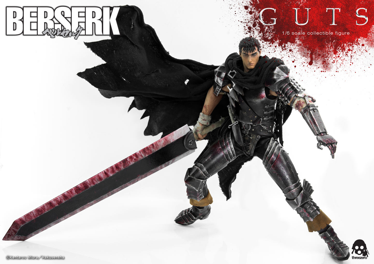 ThreeZero BERSERK - Guts Black Swordsman