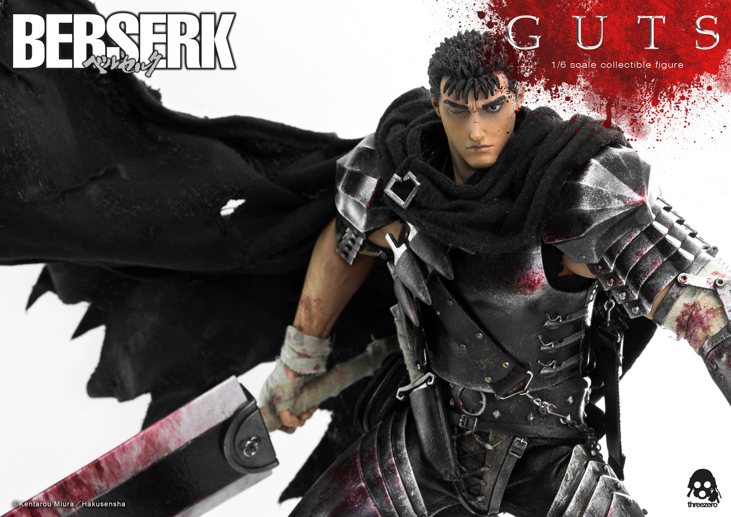 ThreeZero BERSERK - Guts Black Swordsman