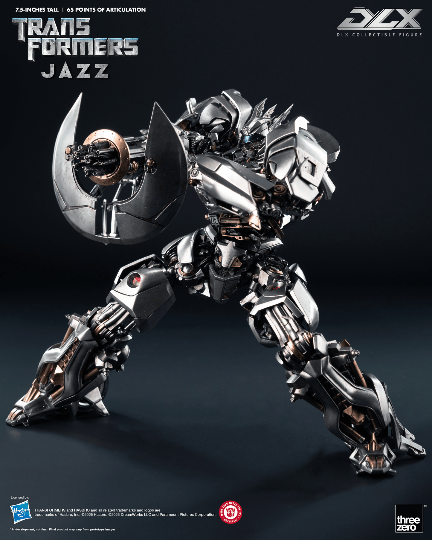 Transformers DLX Scale Collectible Series Jazz Action Figure (Preorder March/April 2026)