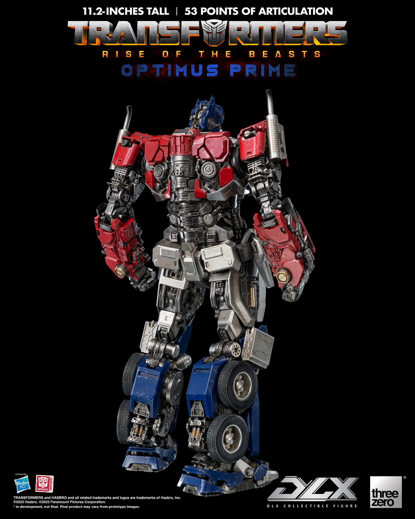 ThreeZero - Transformers: Rise of the Beasts - DLX Optimus Prime