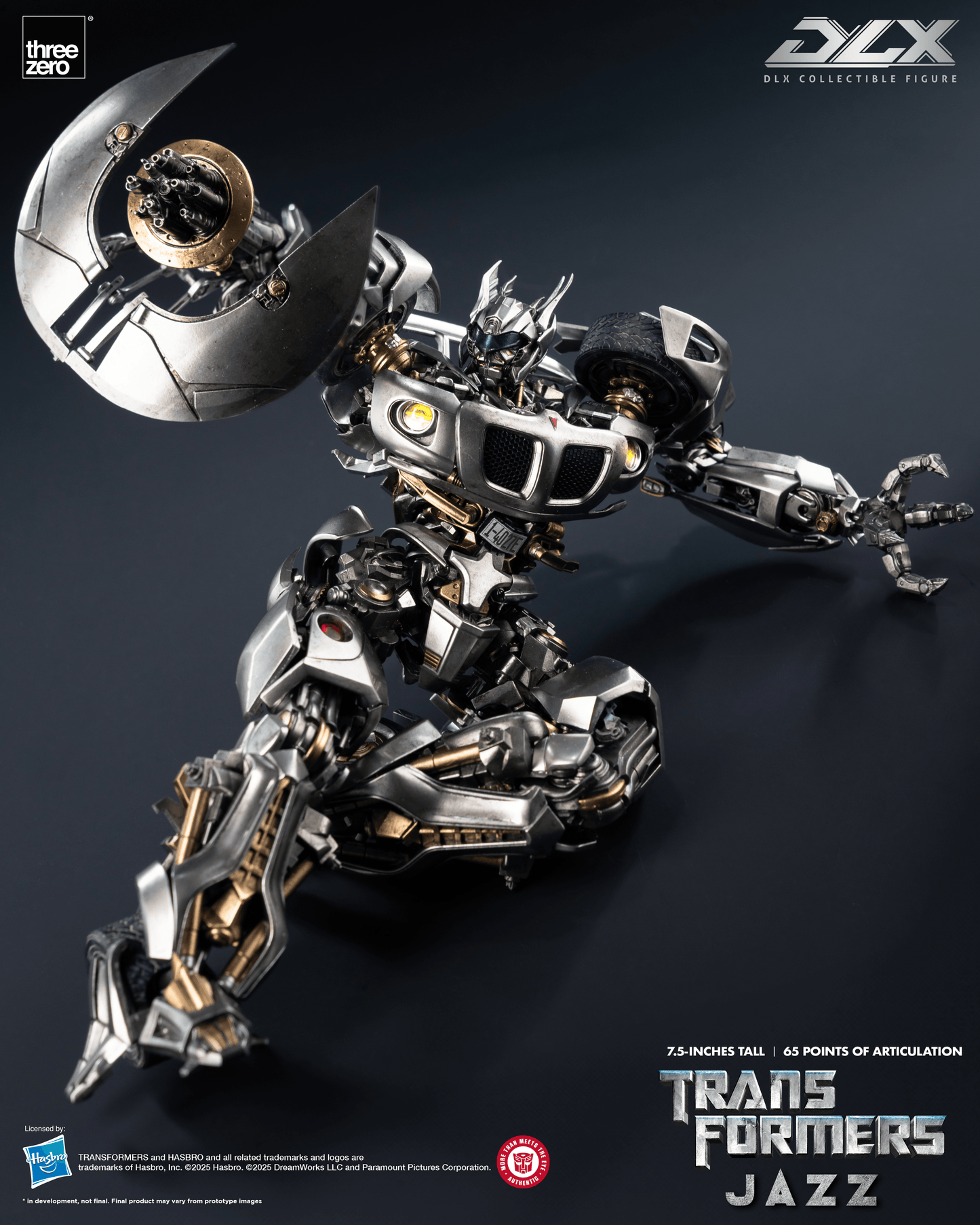 Transformers DLX Scale Collectible Series Jazz Action Figure (Preorder March/April 2026)