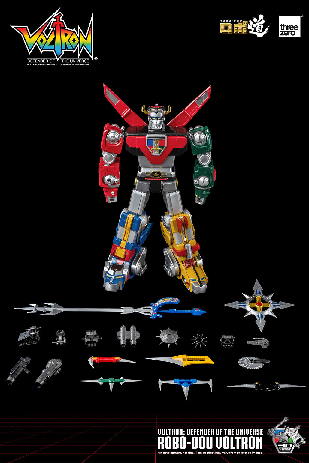 ThreeZero - Voltron: Defender of the Universe ROBO-DOU Voltron
