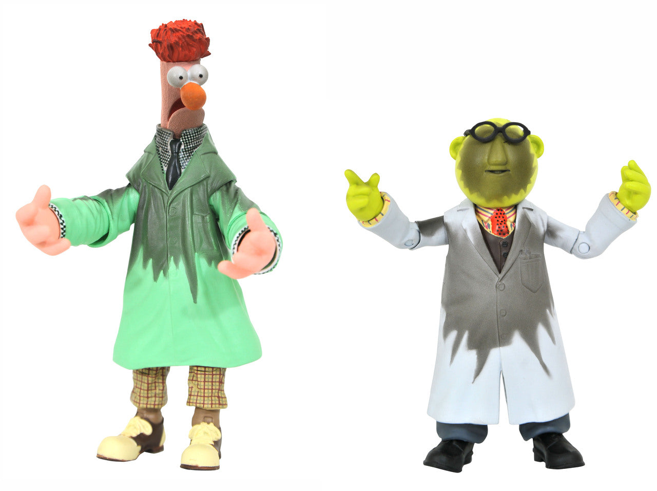 The Muppets Bunsen & Beaker Lab accident SDCC 2021 Exclusive Deluxe Action Figure Set Comic con