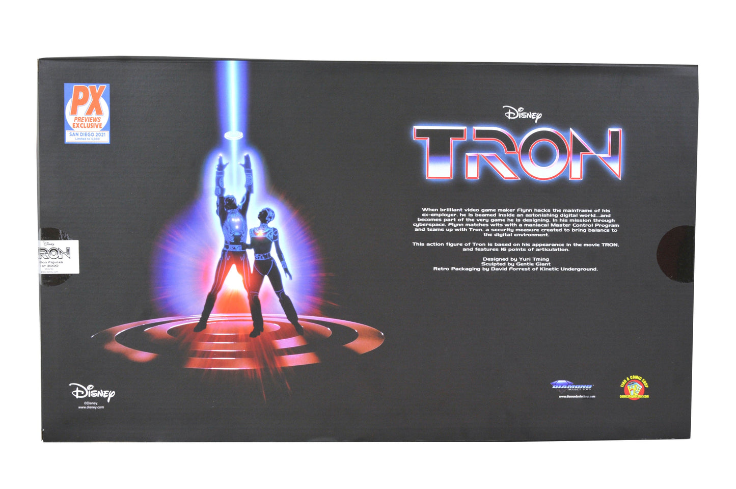 TRON FIGURINES BOX SET EXCLUSIVE SDDC 2021 DIAMOND SELECT