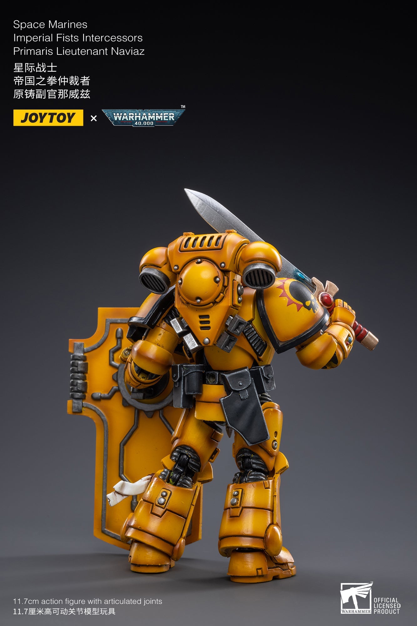 Warhammer 40K - Imperial Fists - Intercessor Primaris Lieutenant Navaiz