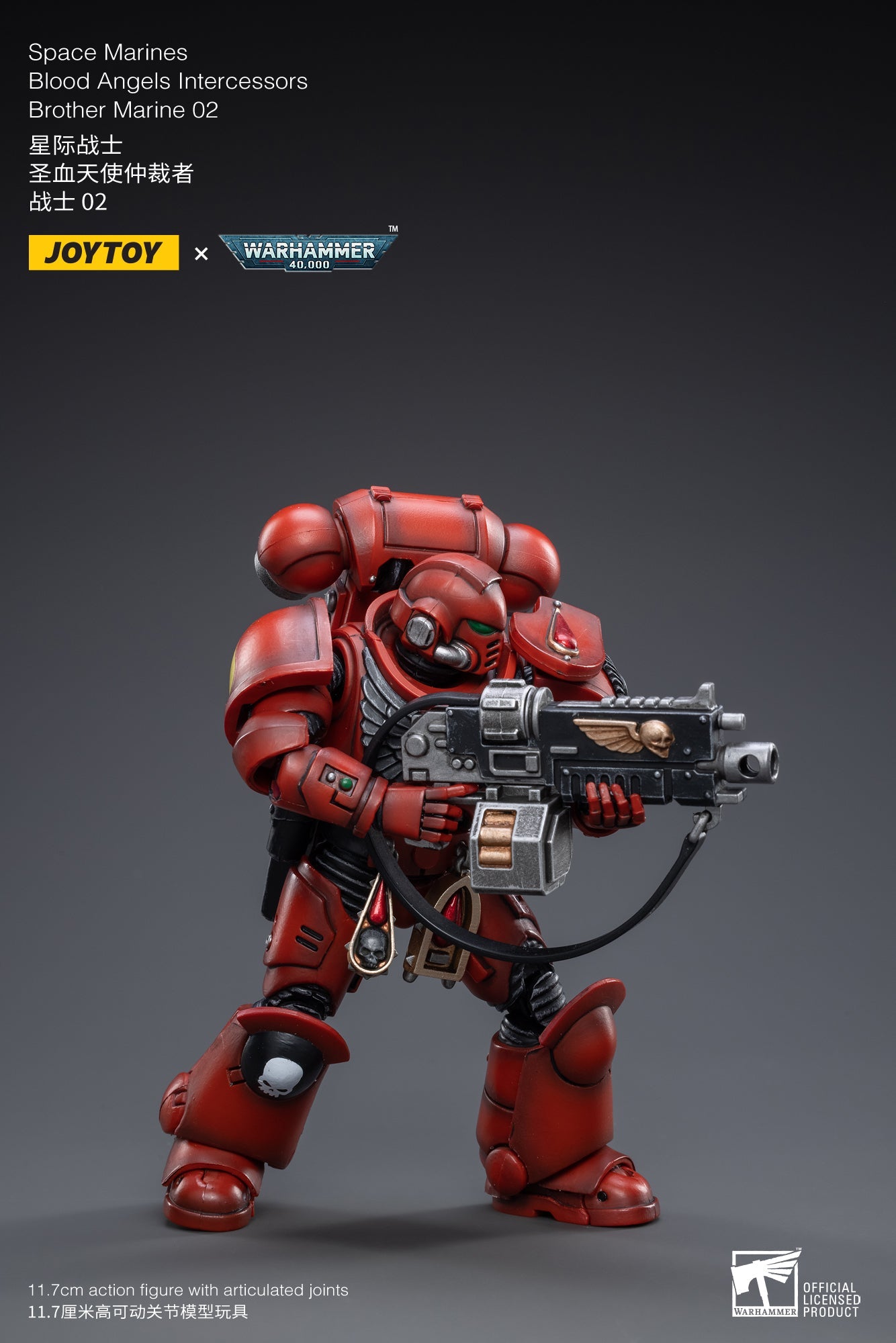 Warhammer 40K - Blood Angels - Intercessors Marine 02