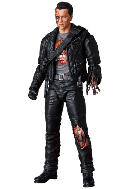 TERMINATOR T-800 T2 DAMAGED MAFEX