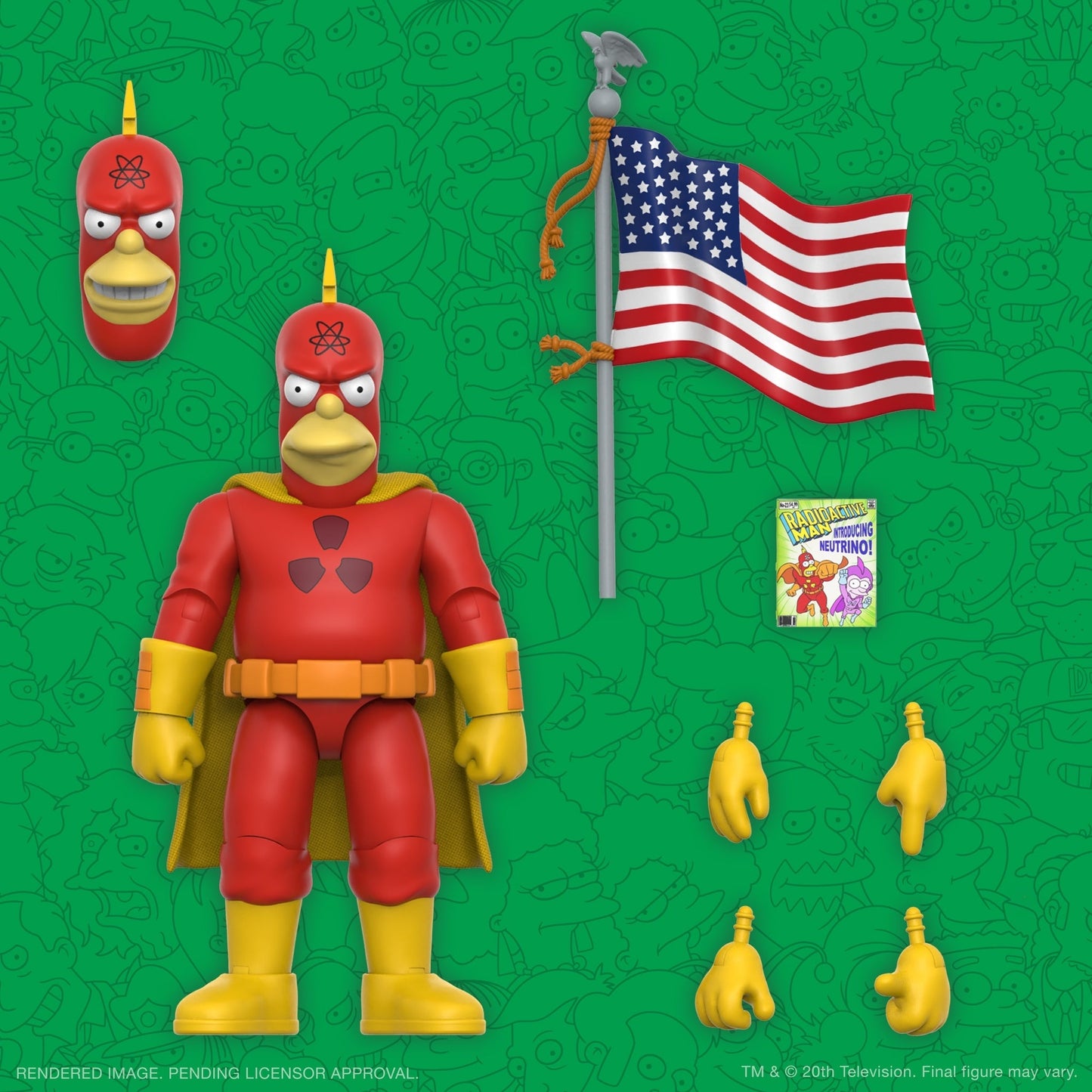 ULTIMATES THE SIMPSONS WAVE 4 RADIOACTIVE MAN