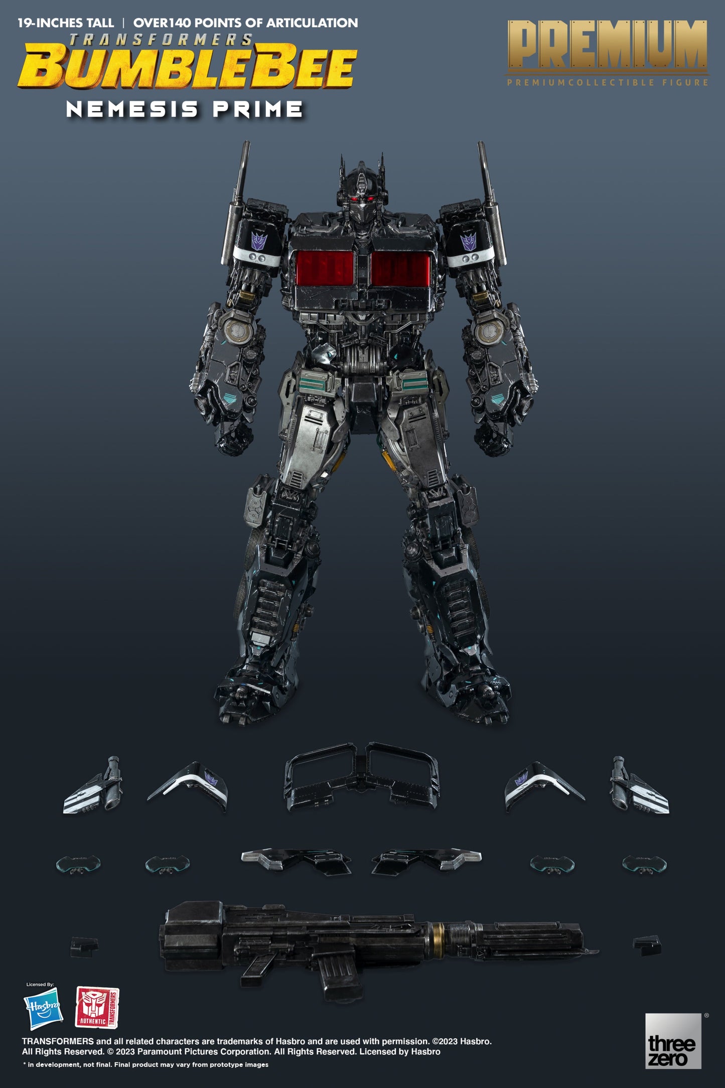 Transformers: Bumblebee Premium Collectible Nemesis Prime - Exclusive