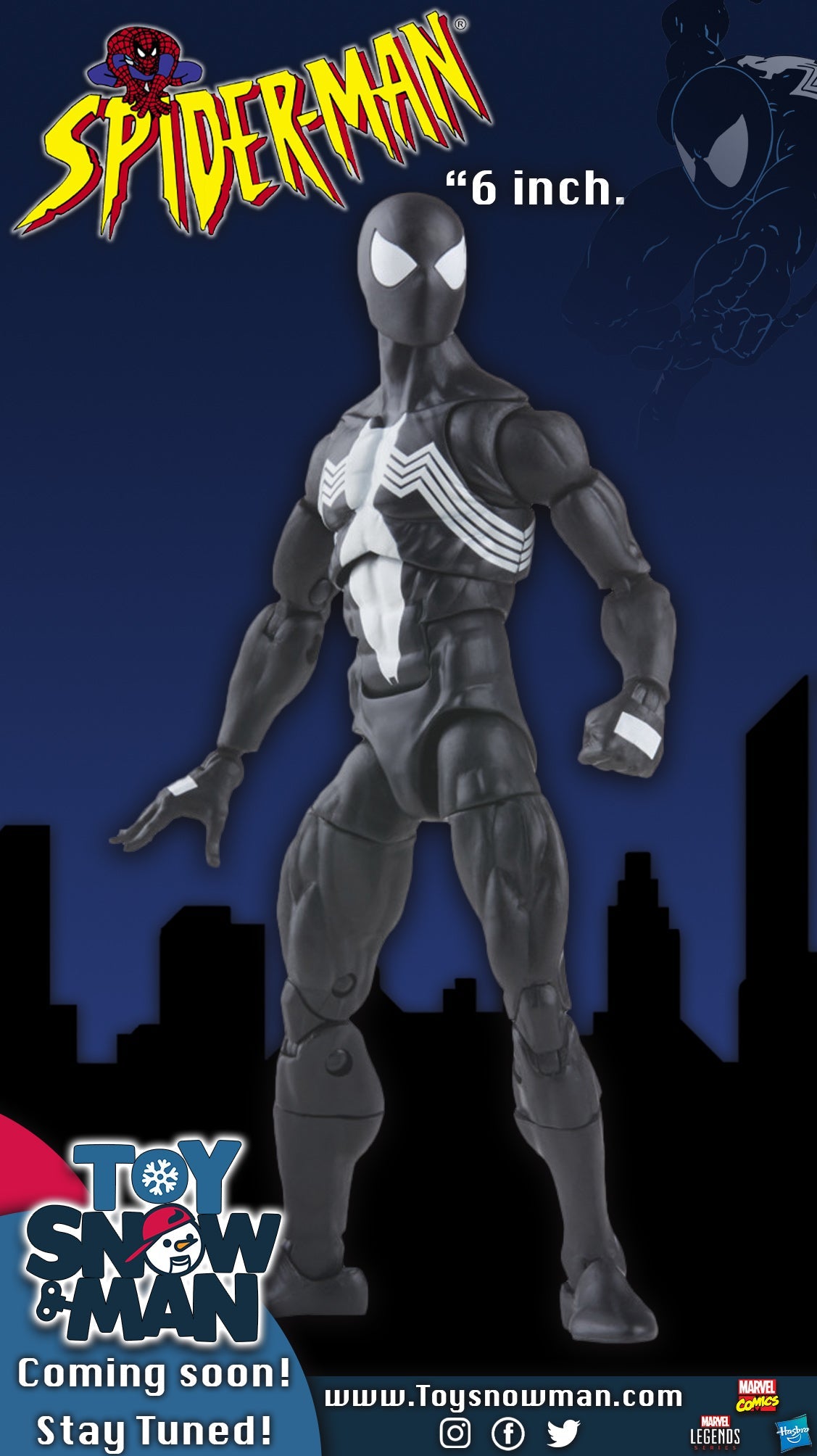 Symbiote Spider-Man Marvel Legends Retro