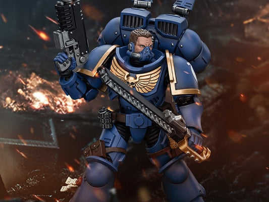 Warhammer 40K - Ultramarines - Jump Pack Intercessors Intercessor 1 - 1/18 Scale Action Figure