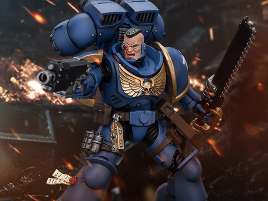 Warhammer 40K - Ultramarines - Jump Pack Intercessors Intercessor 2 - 1/18 Scale Action Figure