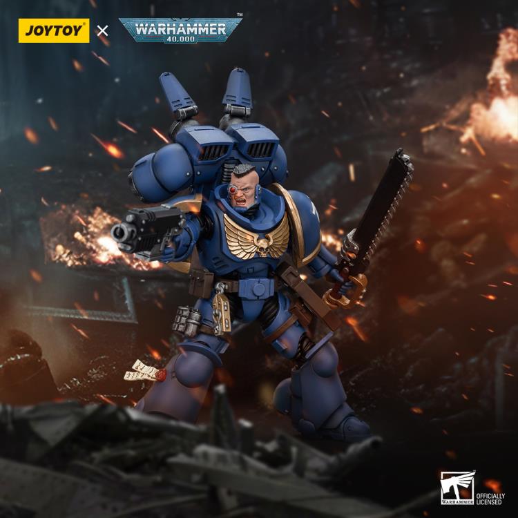 Warhammer 40K - Ultramarines - Jump Pack Intercessors Intercessor 2 - 1/18 Scale Action Figure