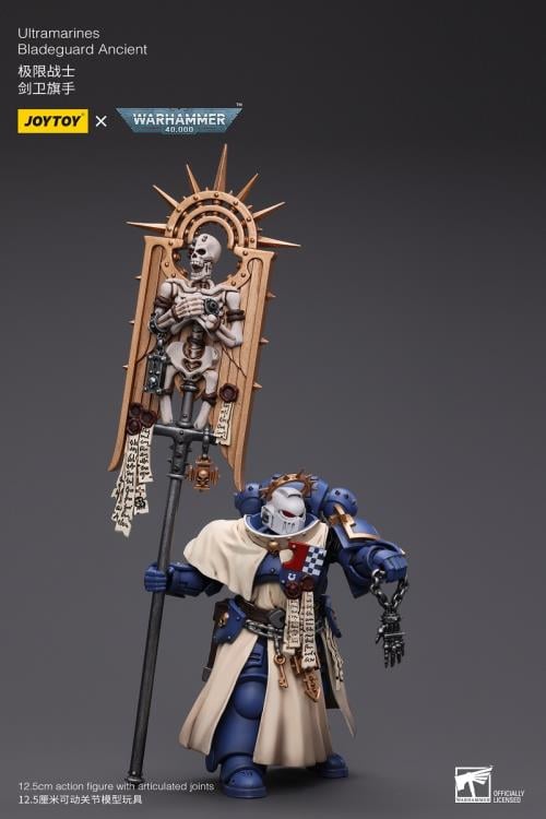 Warhammer 40K - Ultramarines - Bladeguard Ancient 1/18 Scale Action Figure