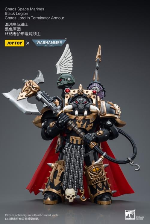 Warhammer 40K - Chaos Space Marines - Black Legion - Chaos Lord in Terminator Armor