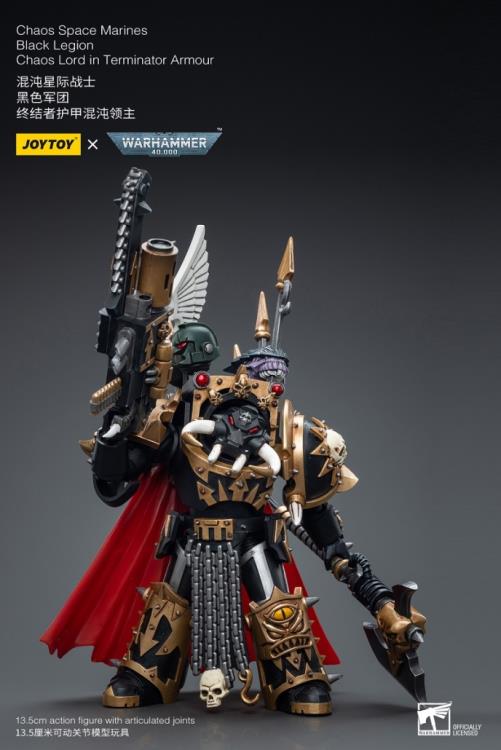 Warhammer 40K - Chaos Space Marines - Black Legion - Chaos Lord in Terminator Armor