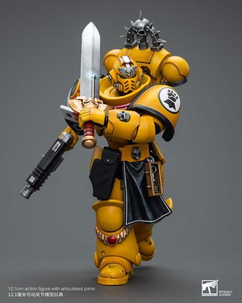 Warhammer 40k Imperial Fists Lieutenant with Power Sword