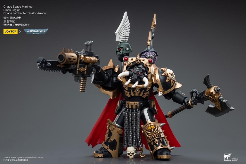 Warhammer 40K - Chaos Space Marines - Black Legion - Chaos Lord in Terminator Armor