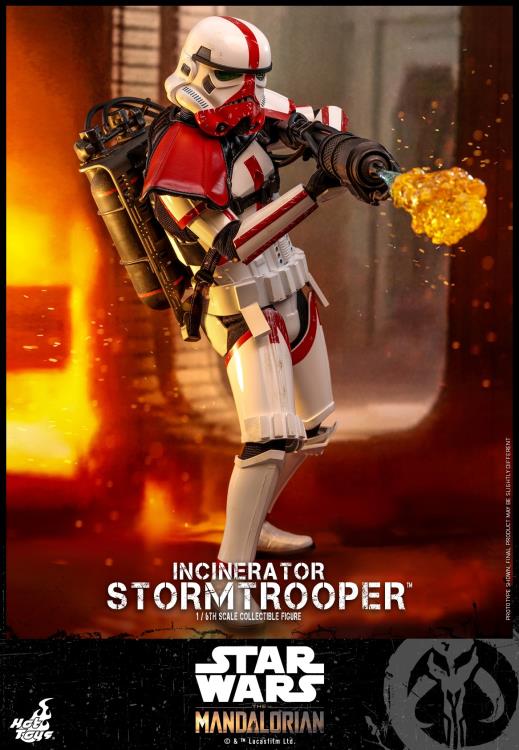 The Mandalorian TMS012 Incinerator Stormtrooper 1/6 Scale Collectible Figure ( Opened Box )