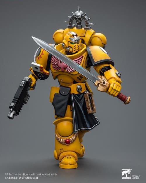 Warhammer 40k Imperial Fists Lieutenant with Power Sword