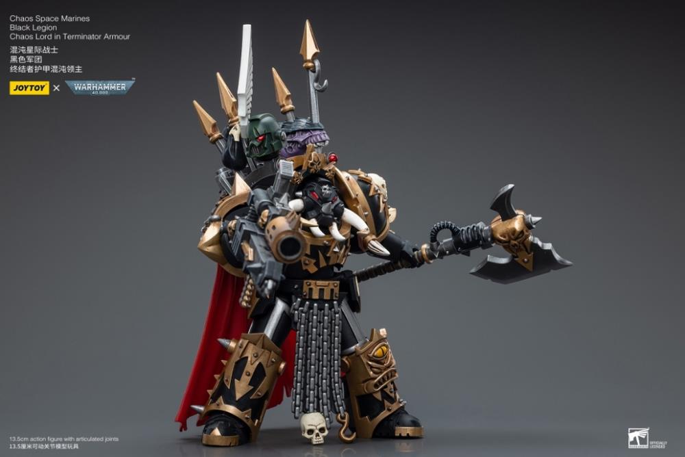 Warhammer 40K - Chaos Space Marines - Black Legion - Chaos Lord in Terminator Armor
