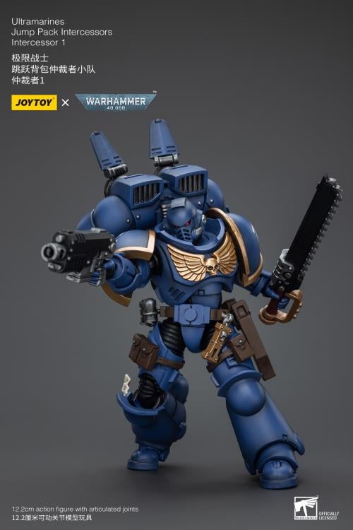 Warhammer 40K - Ultramarines - Jump Pack Intercessors Intercessor 1 - 1/18 Scale Action Figure