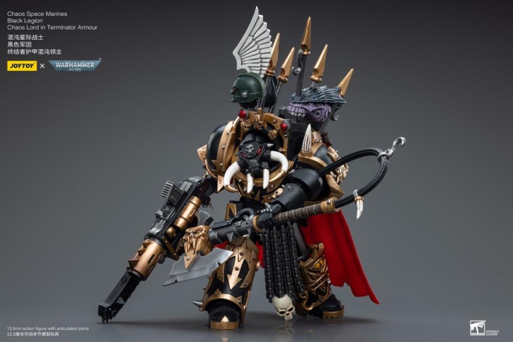 Warhammer 40K - Chaos Space Marines - Black Legion - Chaos Lord in Terminator Armor