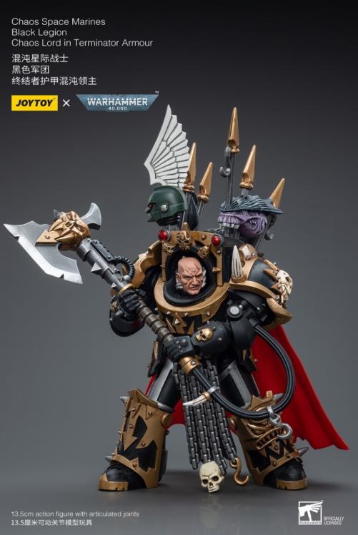 Warhammer 40K - Chaos Space Marines - Black Legion - Chaos Lord in Terminator Armor