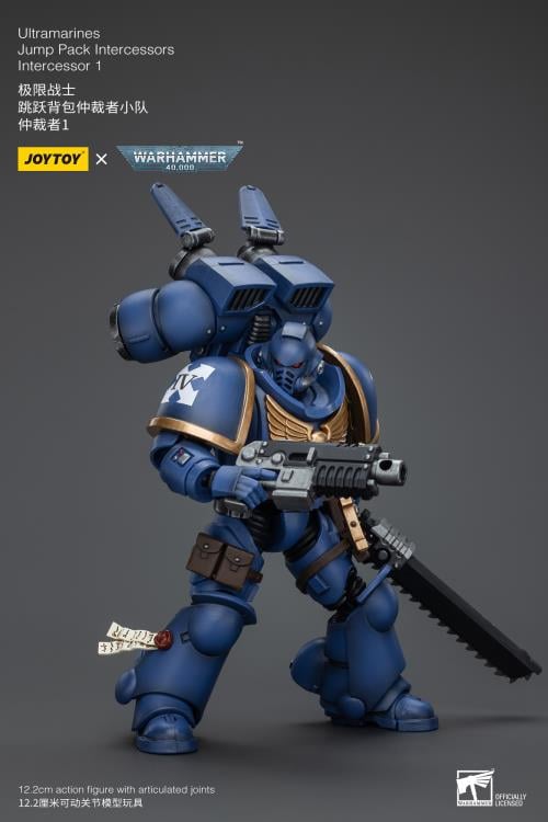 Warhammer 40K - Ultramarines - Jump Pack Intercessors Intercessor 1 - 1/18 Scale Action Figure