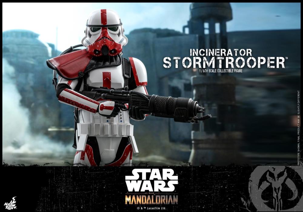 The Mandalorian TMS012 Incinerator Stormtrooper 1/6 Scale Collectible Figure ( Opened Box )