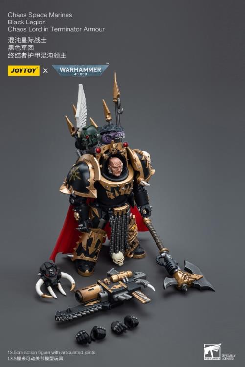 Warhammer 40K - Chaos Space Marines - Black Legion - Chaos Lord in Terminator Armor