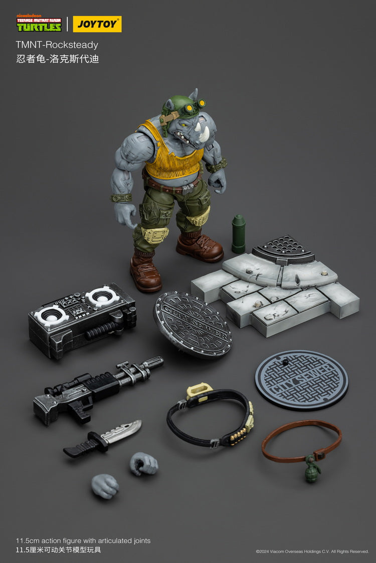 TMNT - 1/18 Scale Teenage Mutant Ninja Turtles - Rocksteady