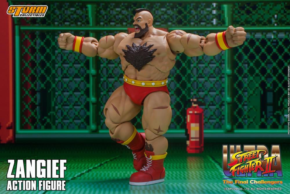 Zangief Ultra Street Fighter II: The Final Challenger", Storm Collectibles Action Figure