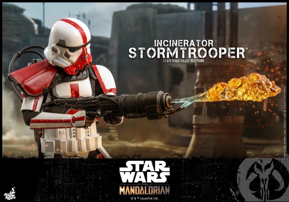 The Mandalorian TMS012 Incinerator Stormtrooper 1/6 Scale Collectible Figure ( Opened Box )