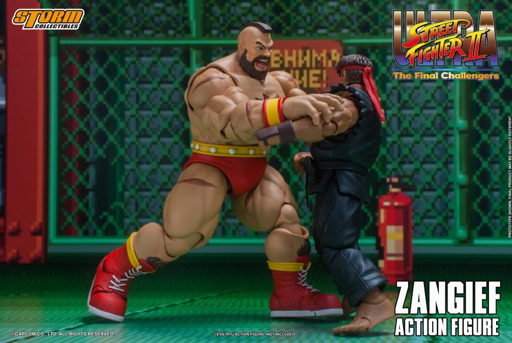 Zangief Ultra Street Fighter II: The Final Challenger", Storm Collectibles Action Figure