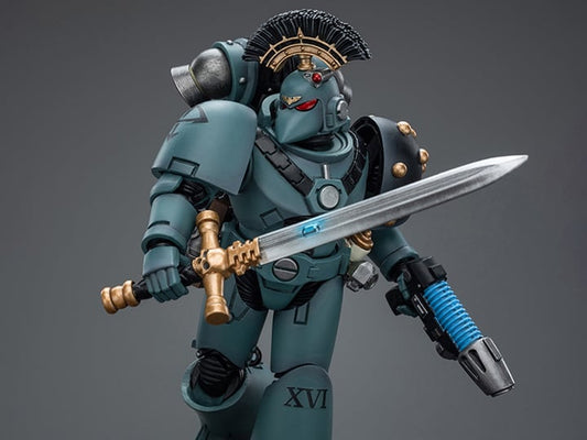 Warhammer 40K - The Horus Heresy - Sons of Horus  - MKVI Tactical Squad Sergeant with Power Sword