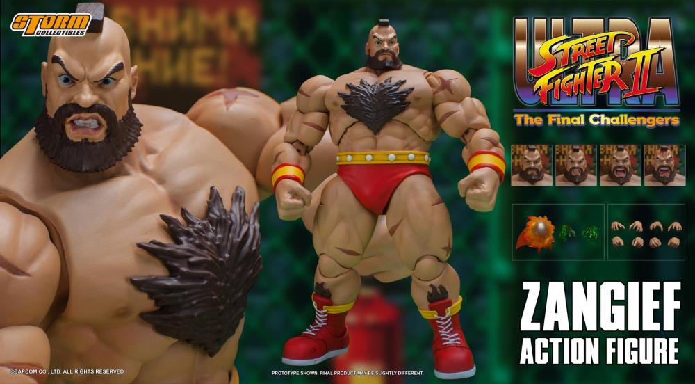 Zangief Ultra Street Fighter II: The Final Challenger", Storm Collectibles Action Figure