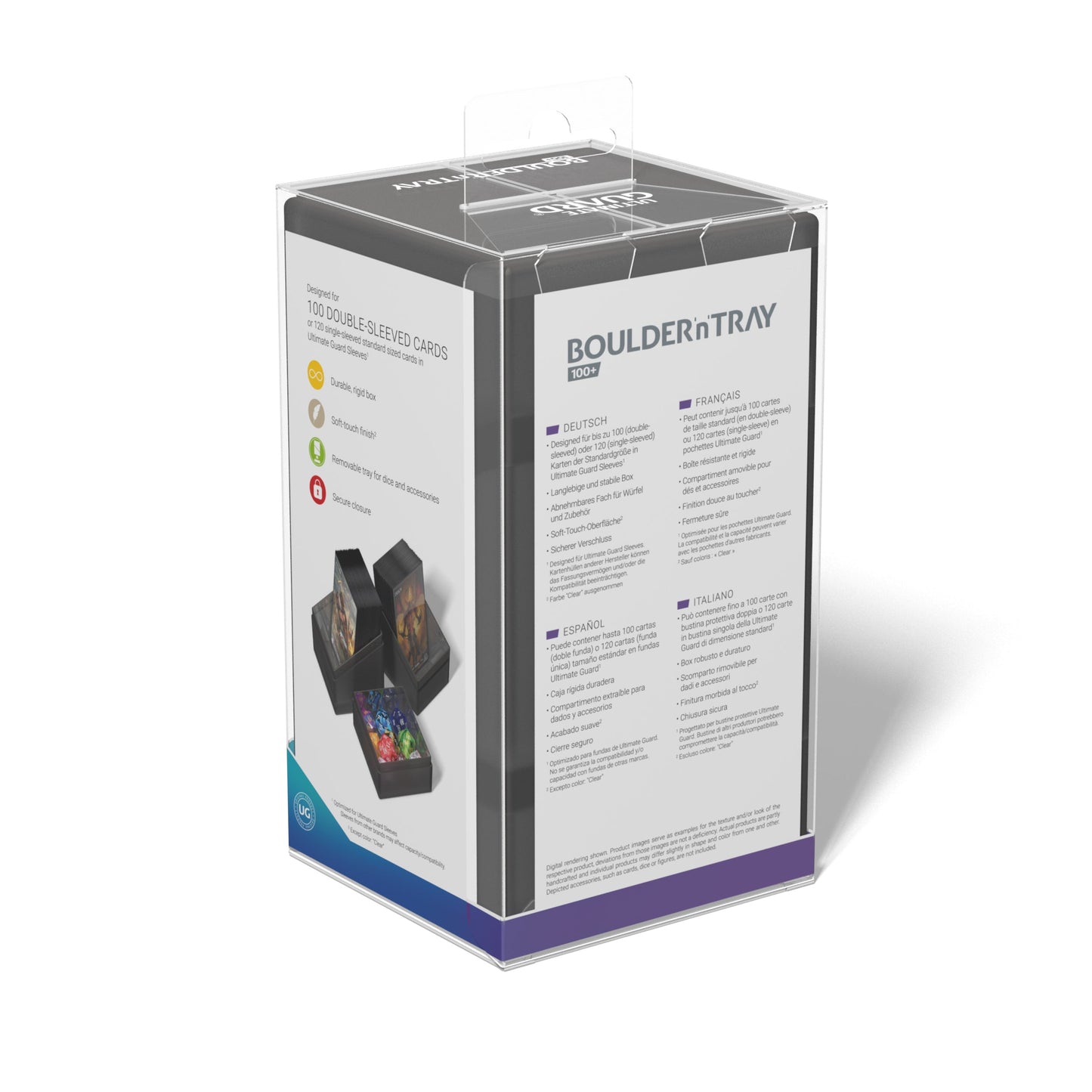 Ultimate Guard: BOULDER'N'TRAY deck box 100+