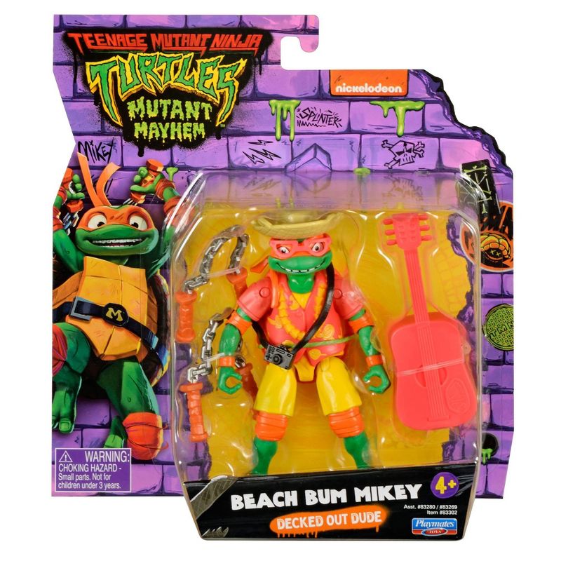 Teenage Mutant Ninja Turtles: Mutant Mayhem Beach Bum Mikey Action Figure