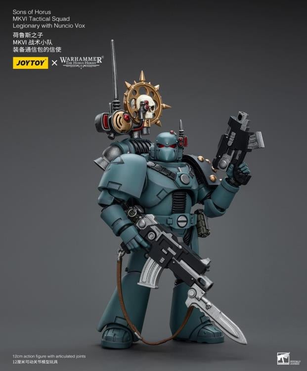 Warhammer 40K - The Horus Heresy - Sons of Horus  - MKVI Tactical Squad Legionary with Nuncio Vox