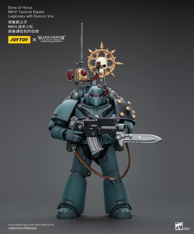 Warhammer 40K - The Horus Heresy - Sons of Horus  - MKVI Tactical Squad Legionary with Nuncio Vox