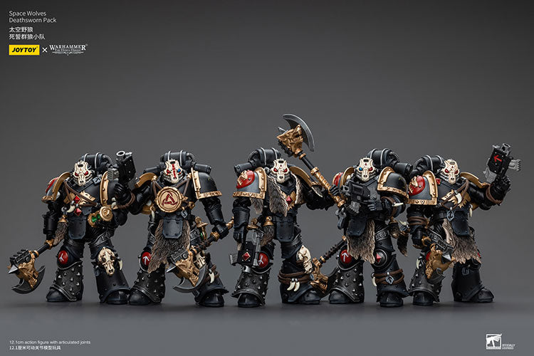 Warhammer 40K - Space Wolves  - Deathsworn Pack - 1/18 Scale Action Figure