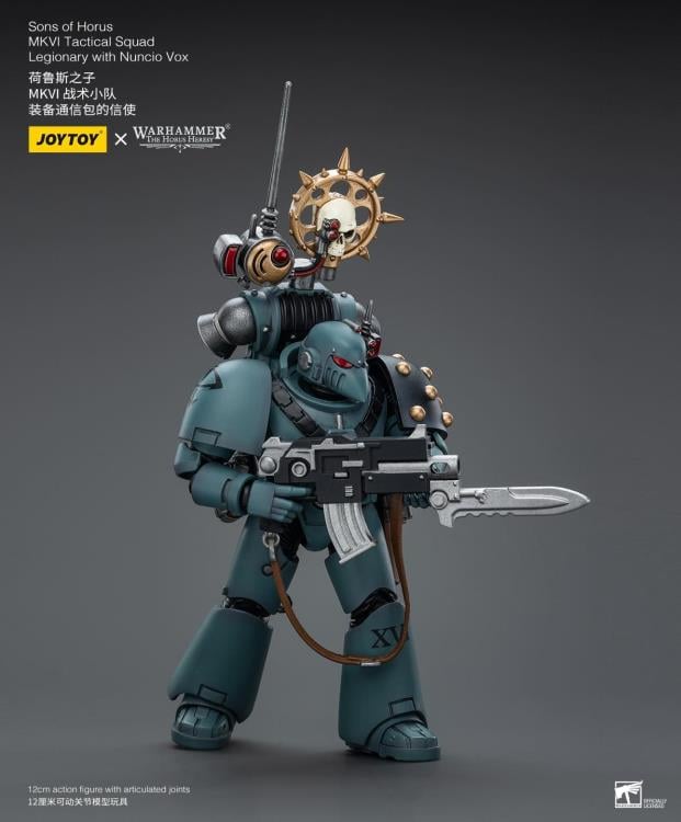 Warhammer 40K - The Horus Heresy - Sons of Horus  - MKVI Tactical Squad Legionary with Nuncio Vox