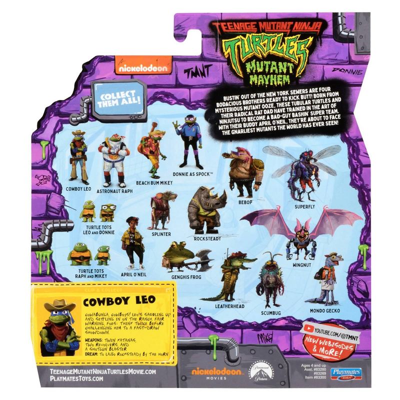 Teenage Mutant Ninja Turtles: Mutant Mayhem Cowboy Leo Action Figure