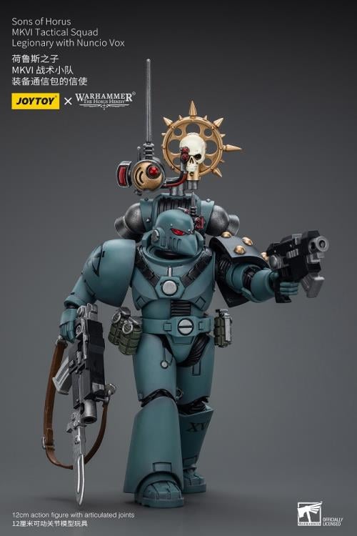 Warhammer 40K - The Horus Heresy - Sons of Horus  - MKVI Tactical Squad Legionary with Nuncio Vox
