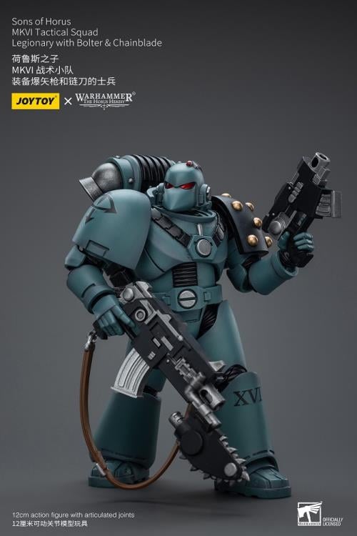 Warhammer 40K - The Horus Heresy - Sons of Horus  - MKVI Tactical Squad Legionary with Bolter & Chainblade
