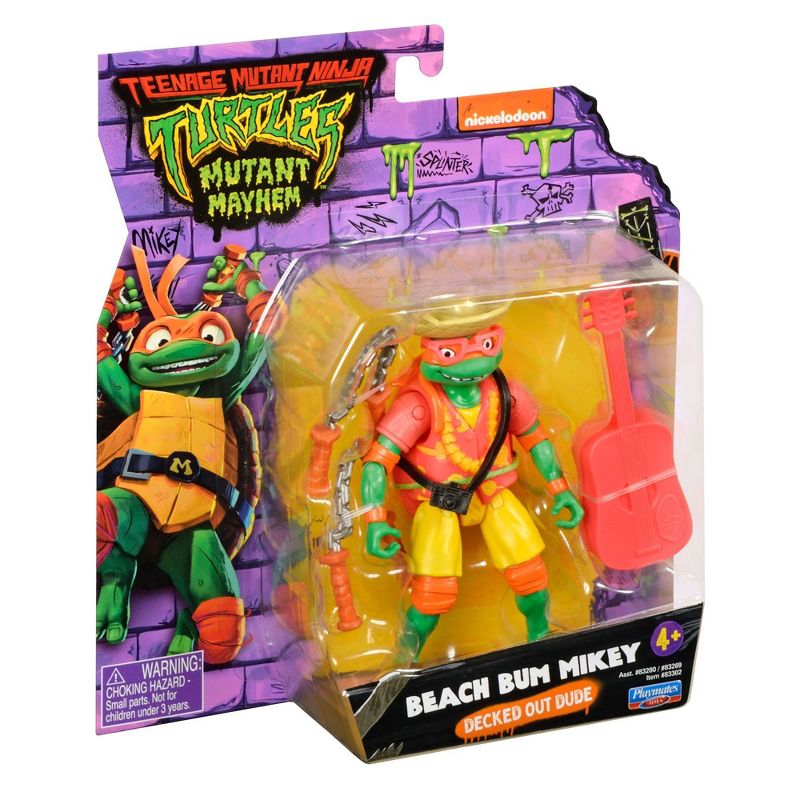 Teenage Mutant Ninja Turtles: Mutant Mayhem Beach Bum Mikey Action Figure