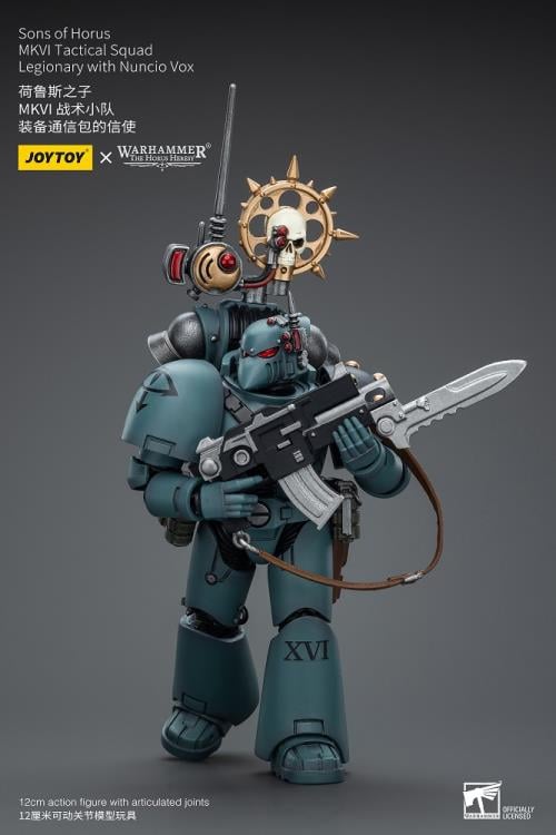 Warhammer 40K - The Horus Heresy - Sons of Horus  - MKVI Tactical Squad Legionary with Nuncio Vox